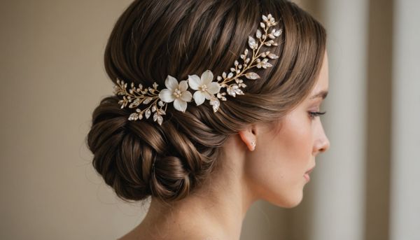 Accessoires cheveux mariage tendance