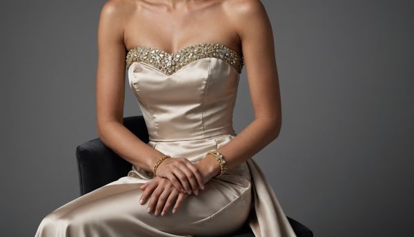 Quel bracelet porter avec une robe bustier ?
