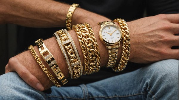 3 raisons pour lesquelles les hommes devraient porter des bracelets en or